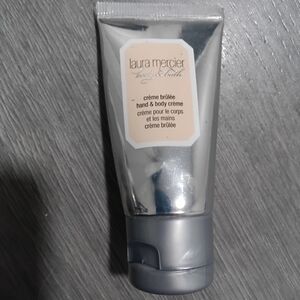 laura mercier Crème Brûlée Hand & Body Crème - Silver with Beige Label